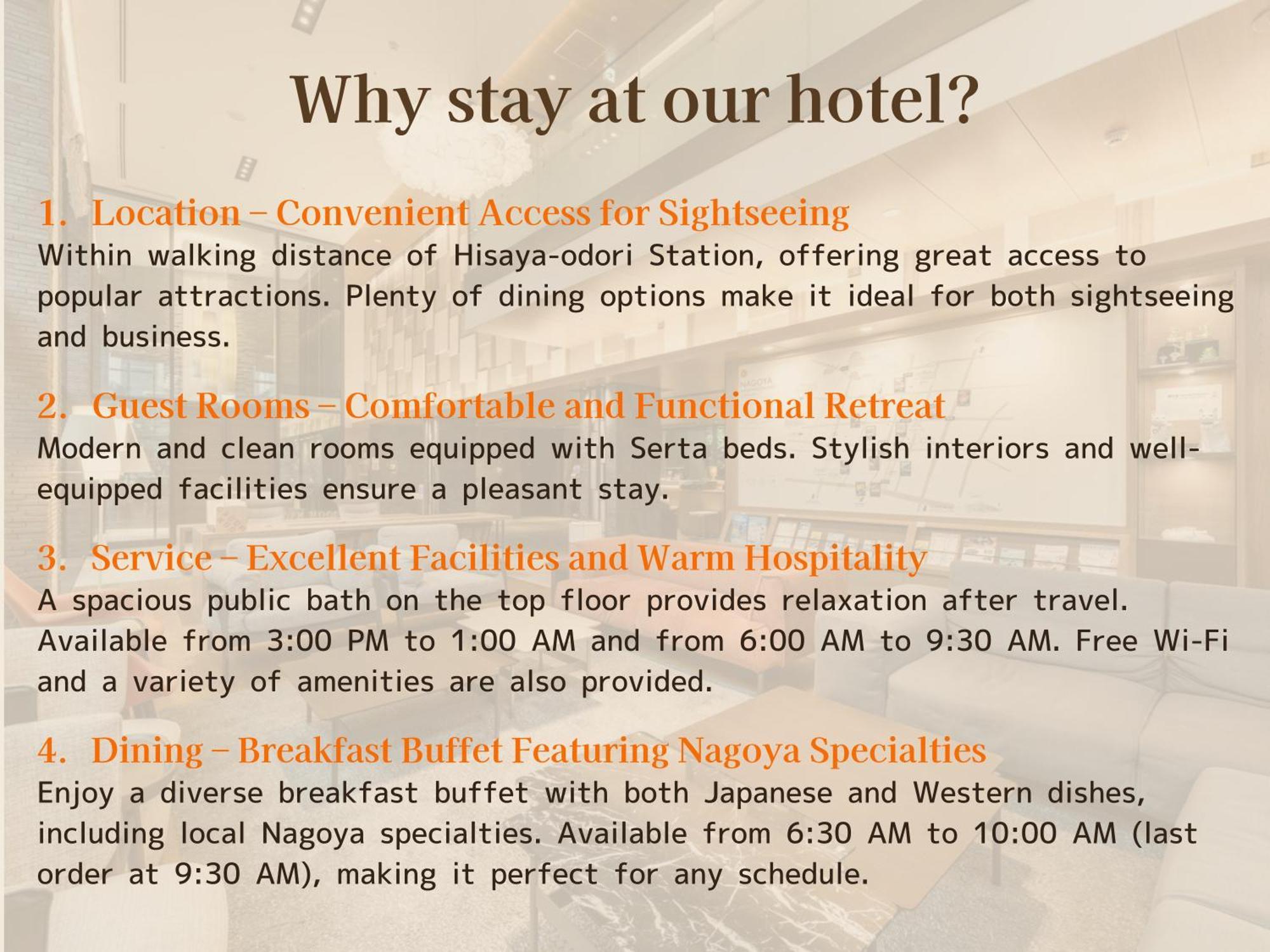 Nishitetsu Hotel Croom Nagoja Kültér fotó
